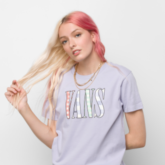MIXED UP GINGHAM BFF TEE