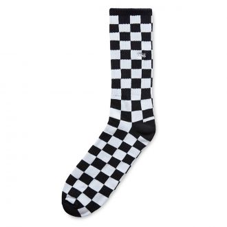 Checkerboard II Crew Socks (42.5-47) 1 Pair