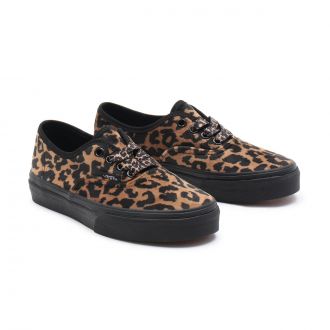 YOUTH LEOPARD FUR AUTHENTIC SHOES (8-14 YEARS)